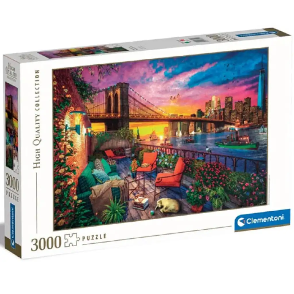 Sonnenuntergang in Manhattan HQC Puzzle 3000 Teile - Clementoni Bild 1