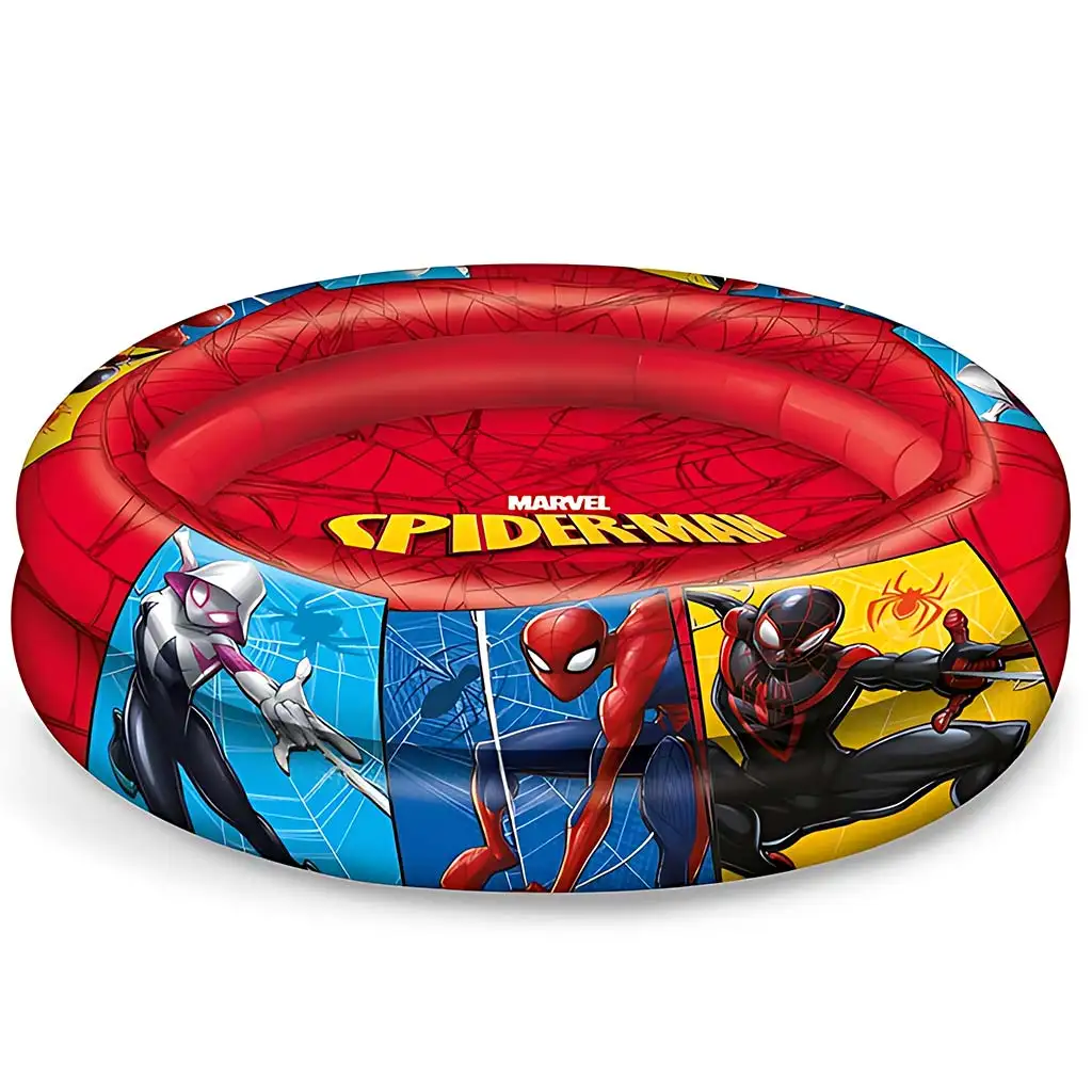 Spider-Man: 2-Ring aufblasbares Planschbecken 100 cm – Mondo Toys Bild 1