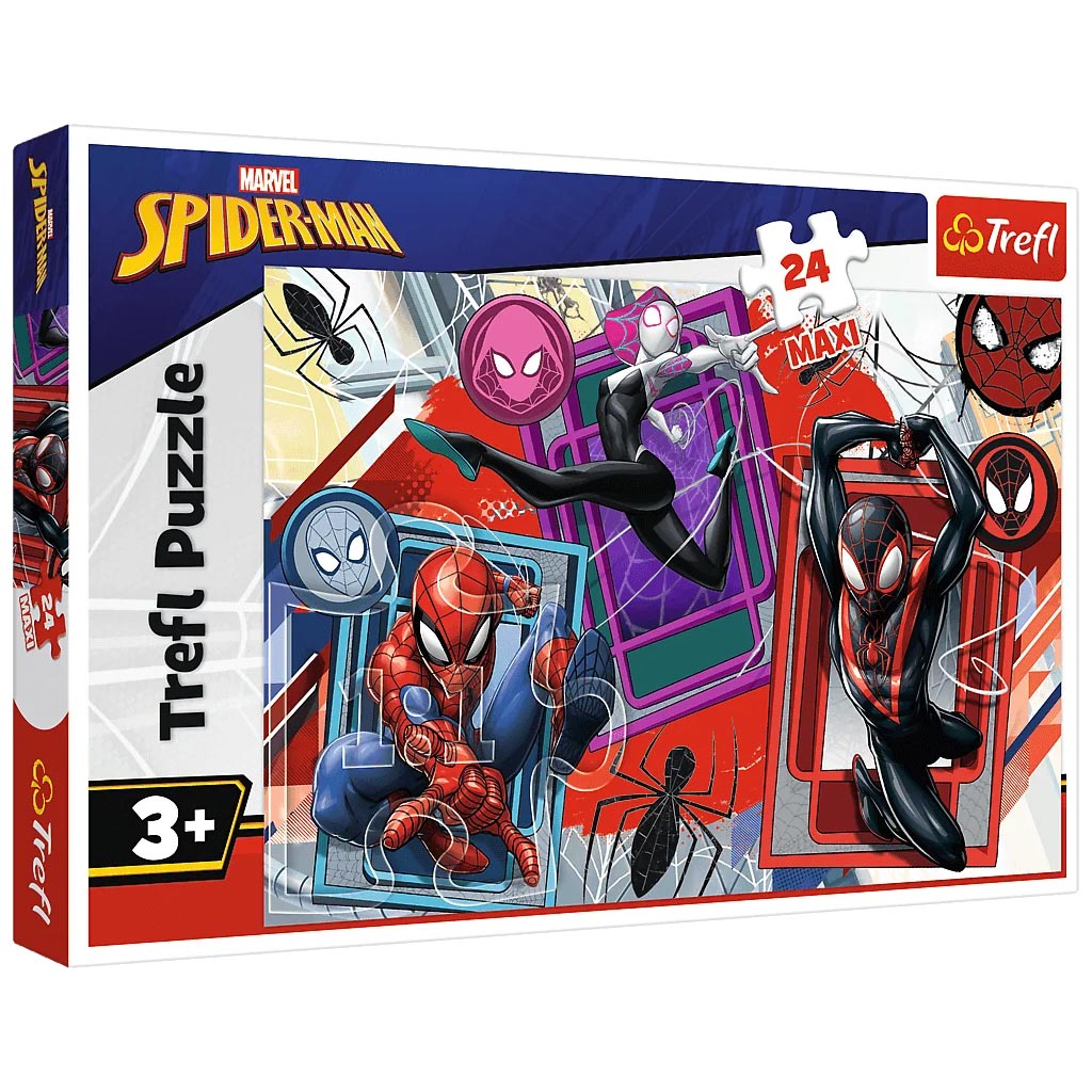 Spider-Man: Ab ins Spiderverse 24-teiliges Maxi-Puzzle - Trefl Bild 1
