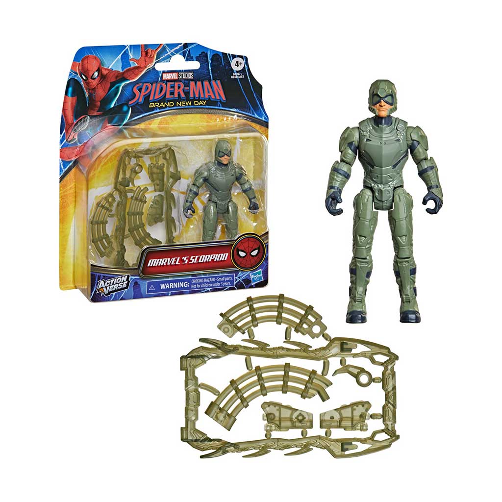 Spider-Man Neuester Tag: Scorpion Figur mit Zubehör 11cm – Hasbro Bild 2