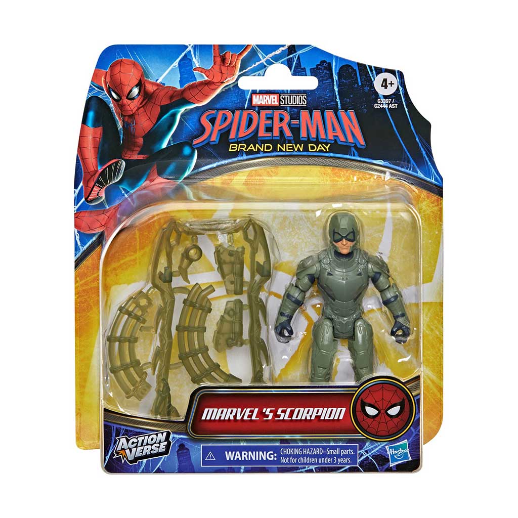 Spider-Man Neuester Tag: Scorpion Figur mit Zubehör 11cm – Hasbro Bild 1