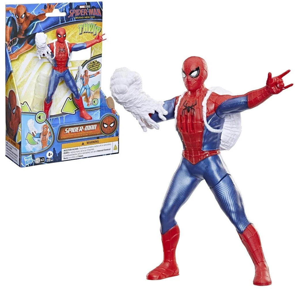 Spider-Man Neuester Tag: Spider-Man Actionfigur mit Sound 15cm - Hasbro Bild 2