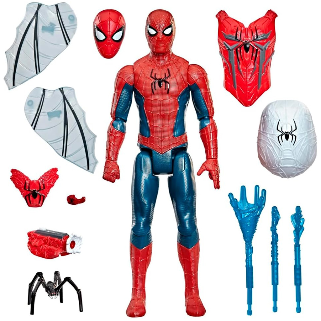 Spider-Man Neuester Tag: Ultimate Web Gear ausrüstbare Actionfigur mit Zubehör 29cm – Hasbro Bild 2