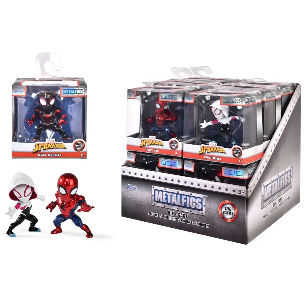 Spider-Man: Spidey und seine fantastischen Freunde Premium Metall Actionfigur 7cm in verschiedenen Ausführungen 1 Stück - Jada Toys Bild 1