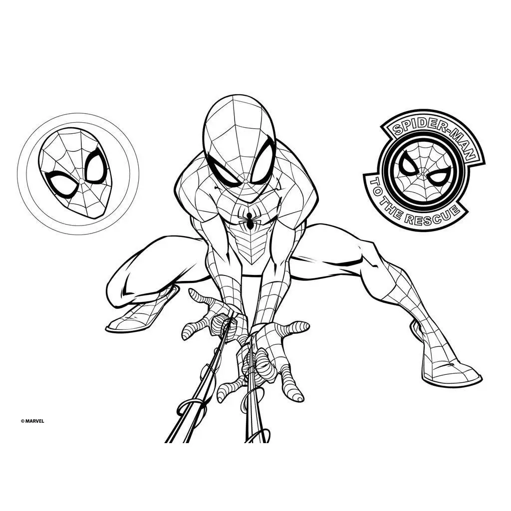 Spider-Man XXL Malset 54x47cm Bild 3