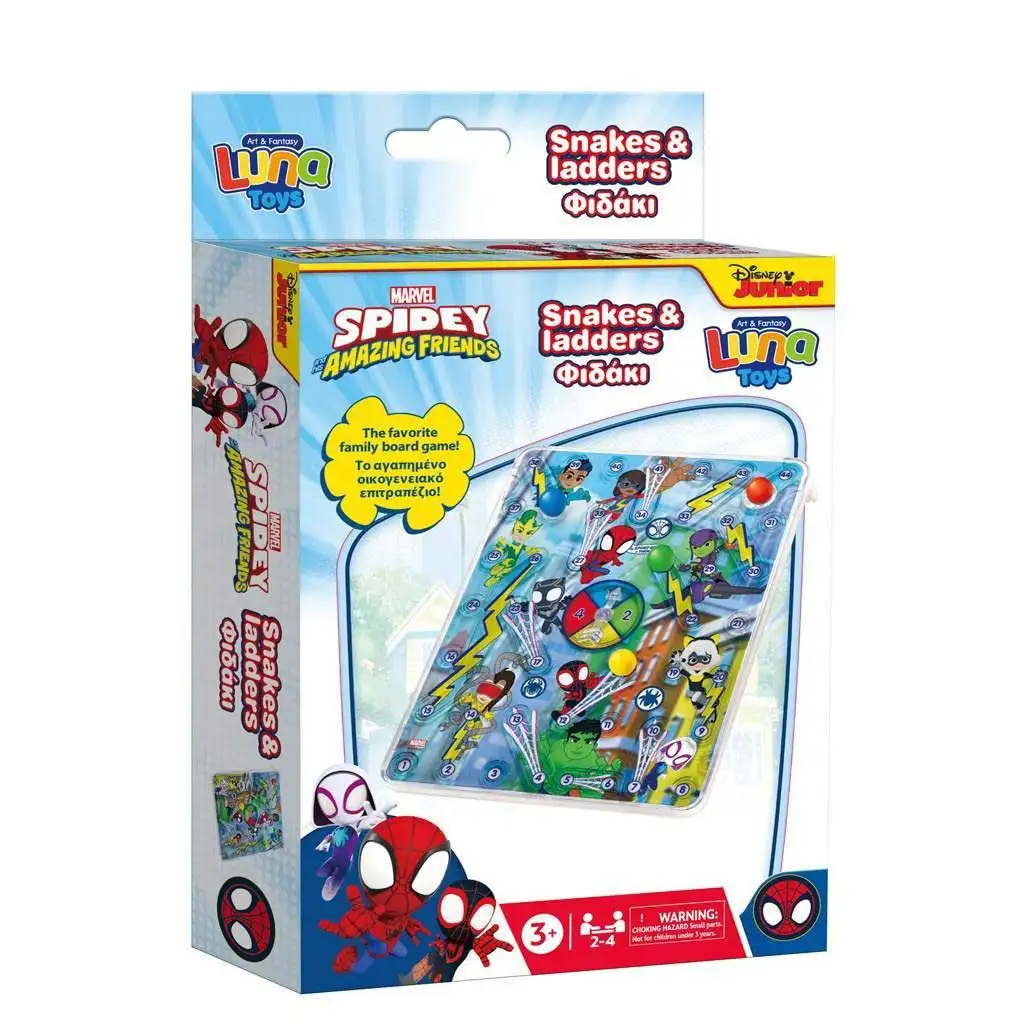 Spidey: Schlangen und Leitern Gesellschaftsspiel Bild 1