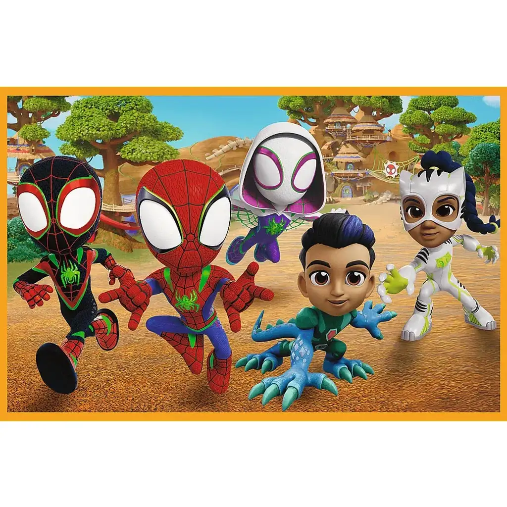 Spidey und die Dinos 2x24 Teile Puzzle - Trefl Bild 3