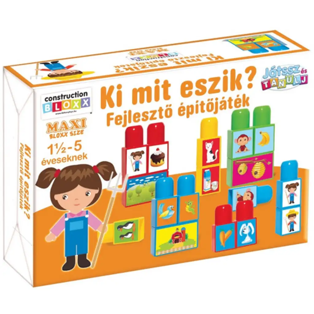 Spiele und lerne!: Wer isst was? Entwicklungs-Bauspielzeug - D-Toys Bild 1