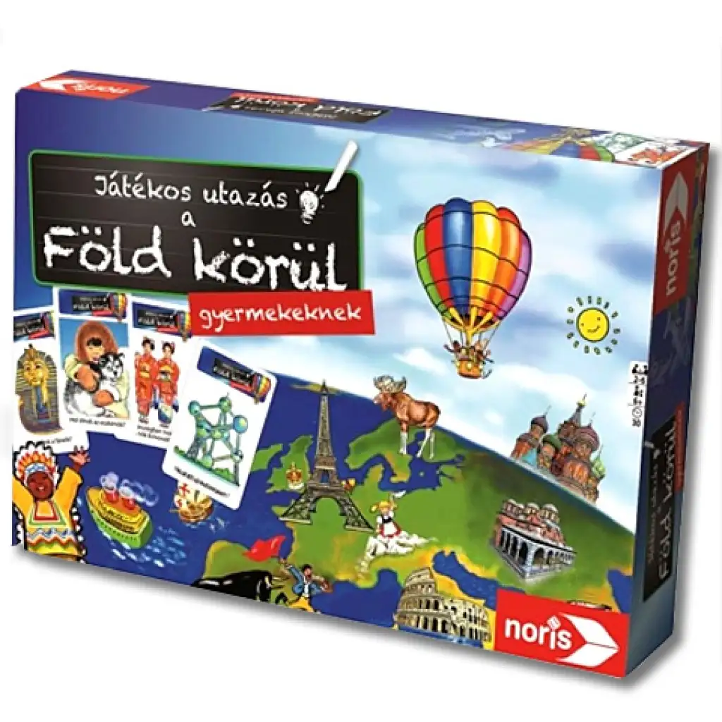 Spielerische Reise um die Erde für Kinder Lernspiel - Noris Bild 1