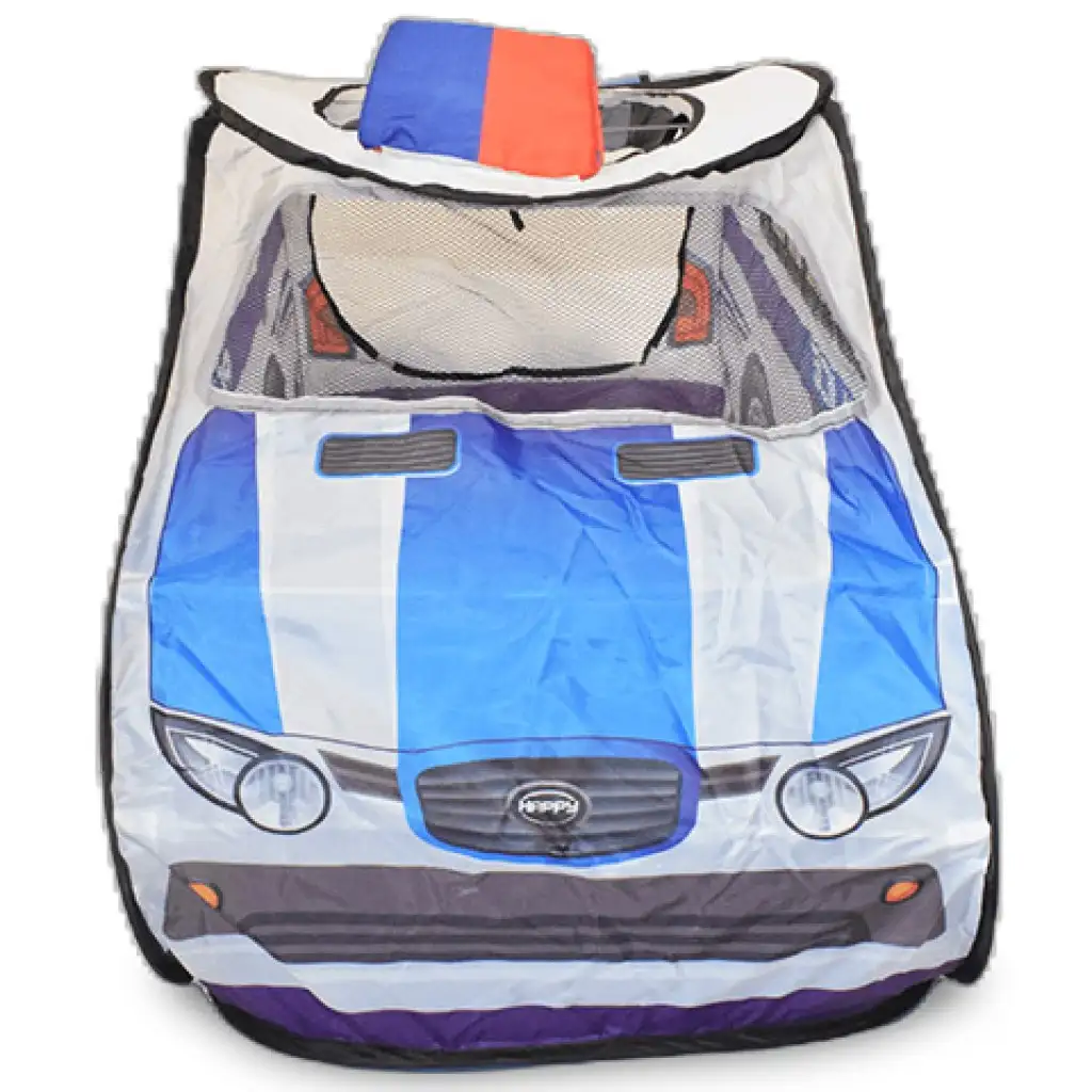 Spielzelt in Form eines Polizeiautos mit Netzfenstern 99x50x50cm Bild 5