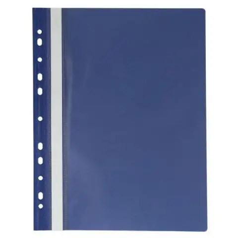 Spirit: Blaue perforierte Sammelmappe 110/170 A4 Bild 1
