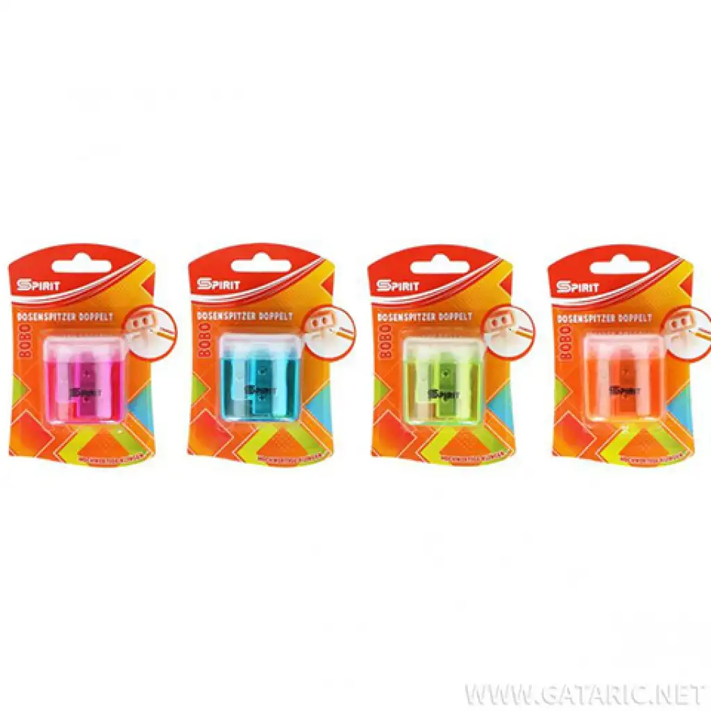 Spirit: Bobo 2-Loch Kunststoff-Spitzer in verschiedenen Farben 1er-Pack Bild 1