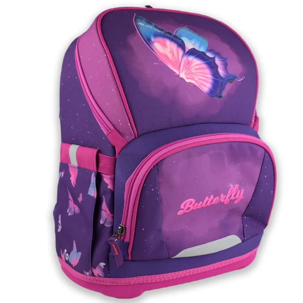 Spirit: Butterfly ergonomischer Schulranzen, Rucksack 40x29x15cm Bild 1