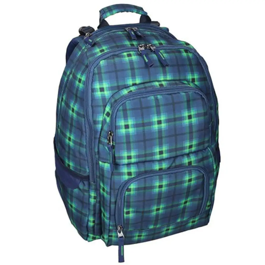 Spirit: E-Bag blauer abgerundeter Schulranzen, Rucksack 46x34x22cm Bild 1