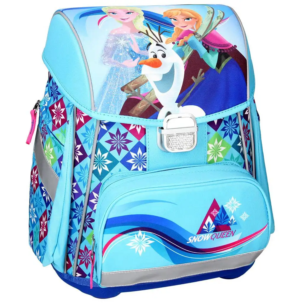 Spirit: Ergonomischer Schulranzen, Rucksack in Eiskönigin Blau, 24x31x43cm Bild 1
