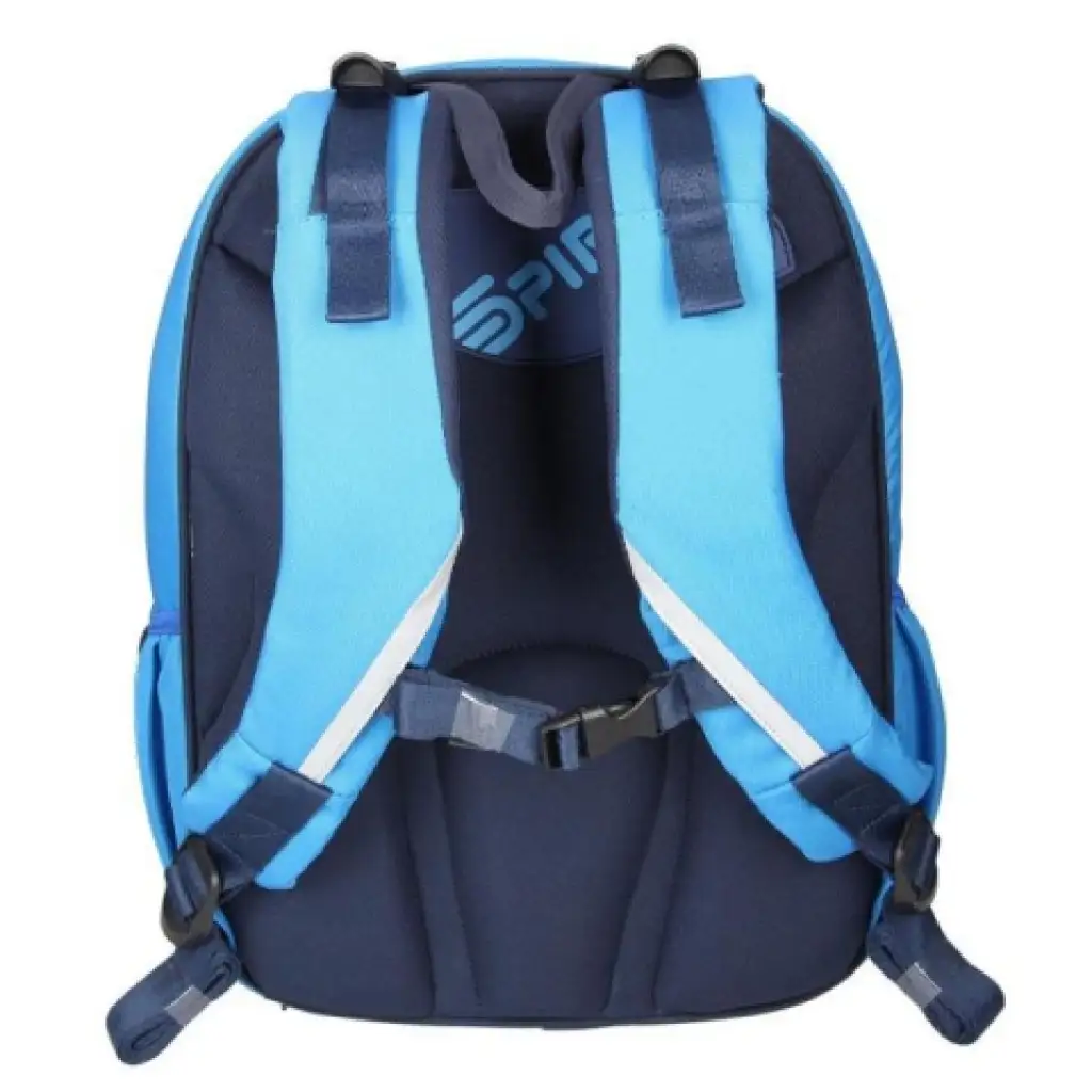 Spirit: Ergonomischer Schulrucksack in Blau mit Fußballmotiv Bild 4