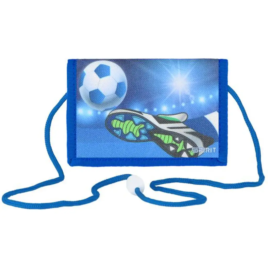 Spirit: Fußballspiel Auf Klettverschluss Geldbörse 12,5x8,5cm Bild 1