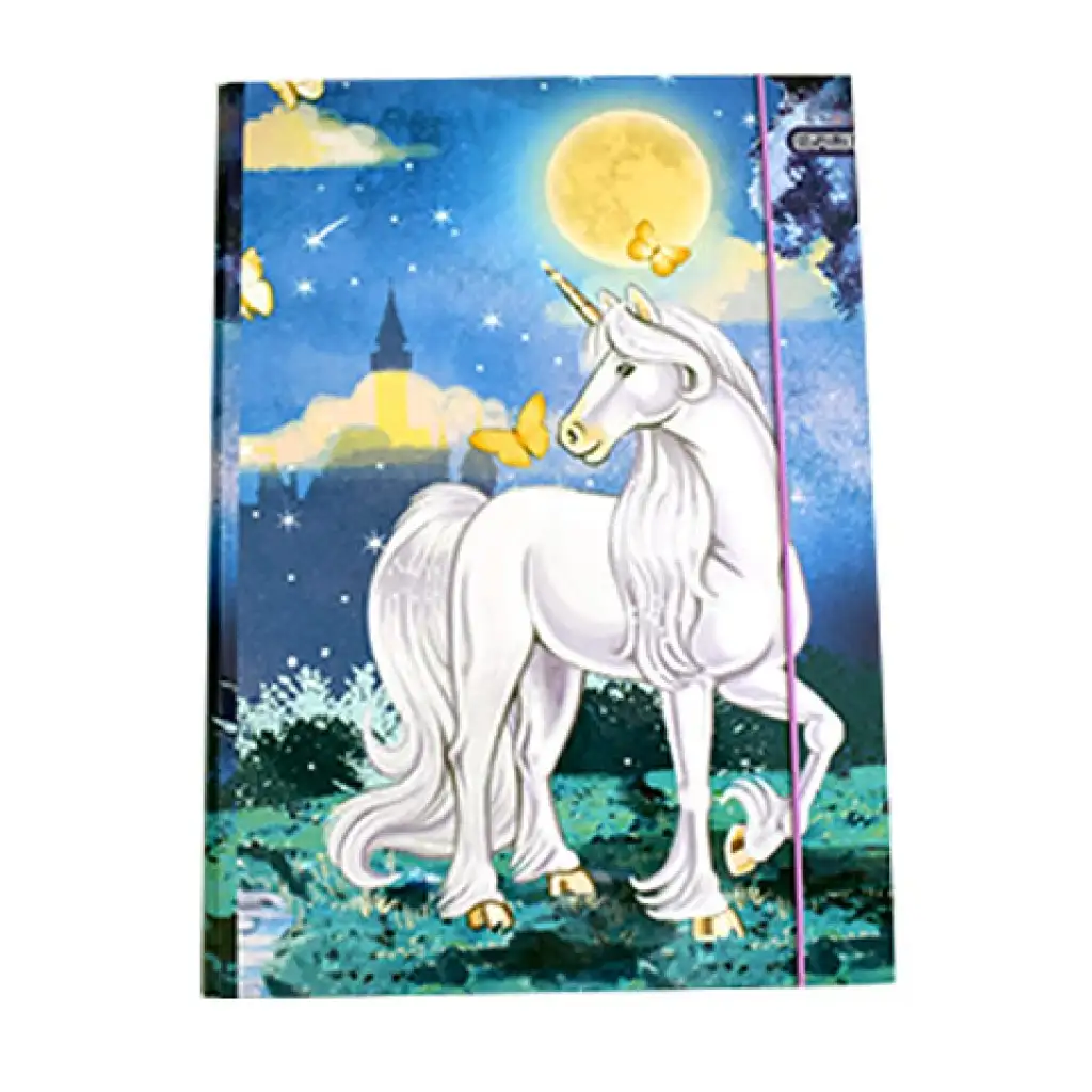 Spirit: Glaube an Magie Einhorn-Muster Heftbox in A4-Größe Bild 1