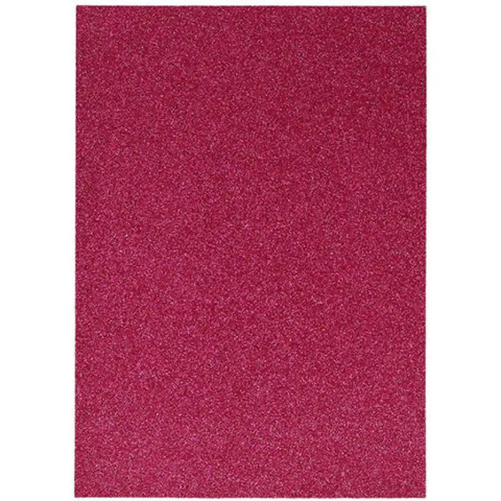 Spirit: Glitzernde Dekorationsschaumstoffplatte in Fuchsia, A4, 1 Stück Bild 1
