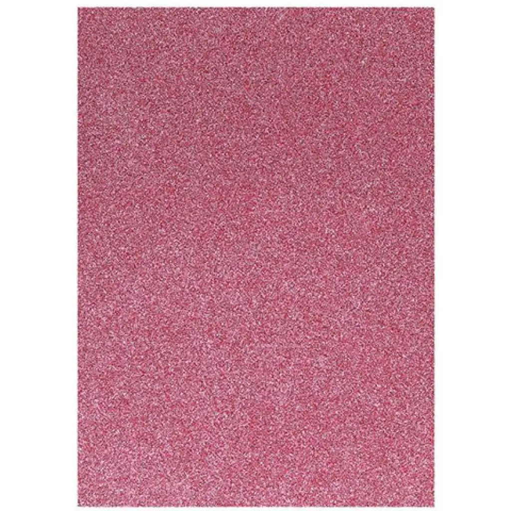 Spirit: Glitzernde Dekorationsschaumstoffplatte rosa A/4 1 Stk Bild 1