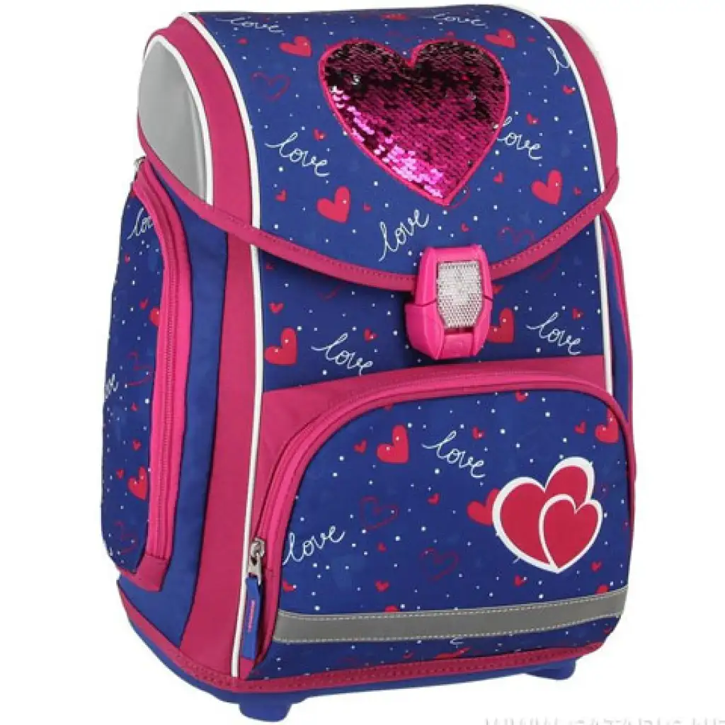 Spirit: Heart love 5-teiliges Schulrucksack-Set mit Zubehör und LED-Licht Bild 2