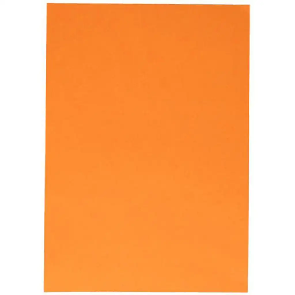 Spirit: Helle orange Dekorpappe 220g A/4 Größe 1 Stück Bild 1