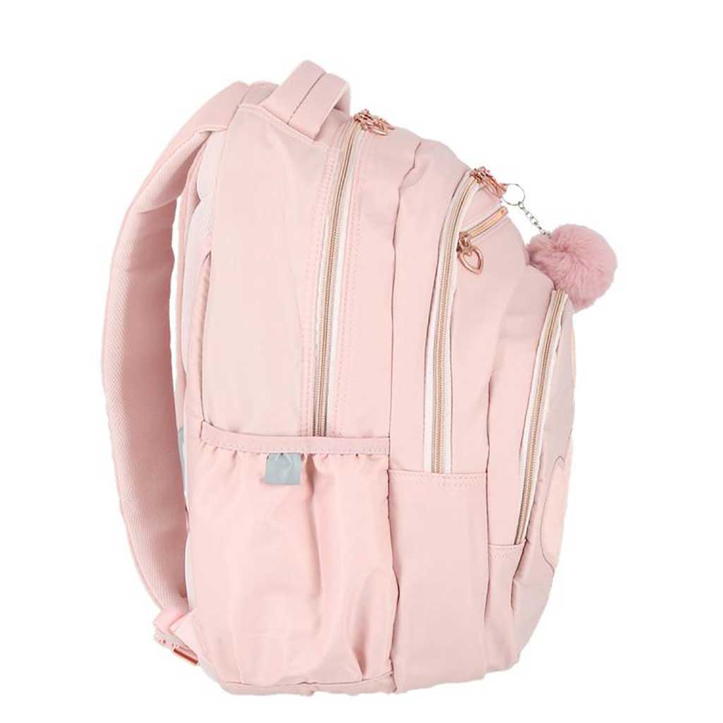 Spirit: Herzförmiger 3-Fächer-Rucksack, Schulranzen 31x21x46cm Bild 3
