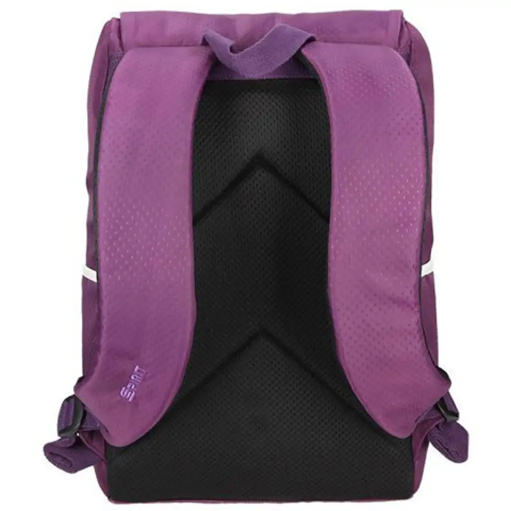 Spirit: Lila Rucksack mit weißen Riemen 47x33x17cm Bild 3