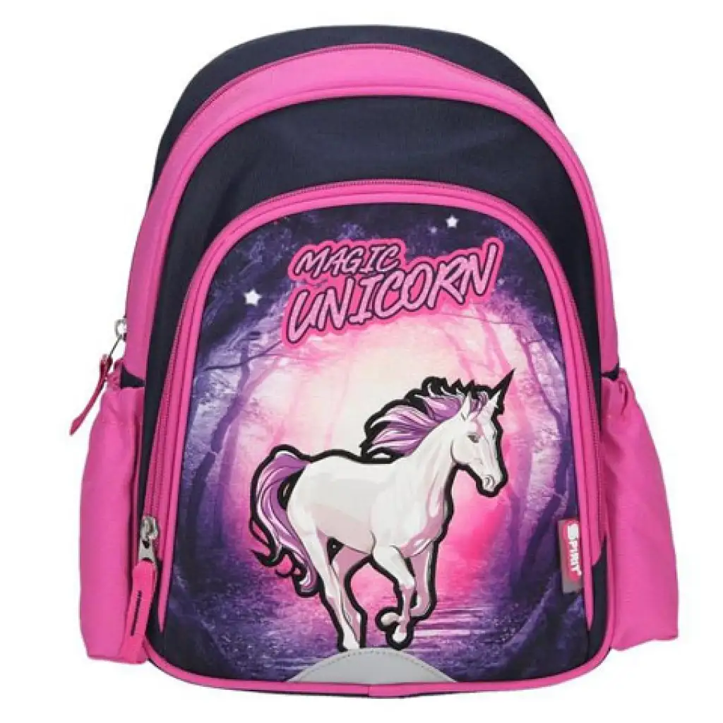 Spirit: Magic Unicorn abgerundeter Schulranzen, Rucksack 24x13x31cm Bild 1