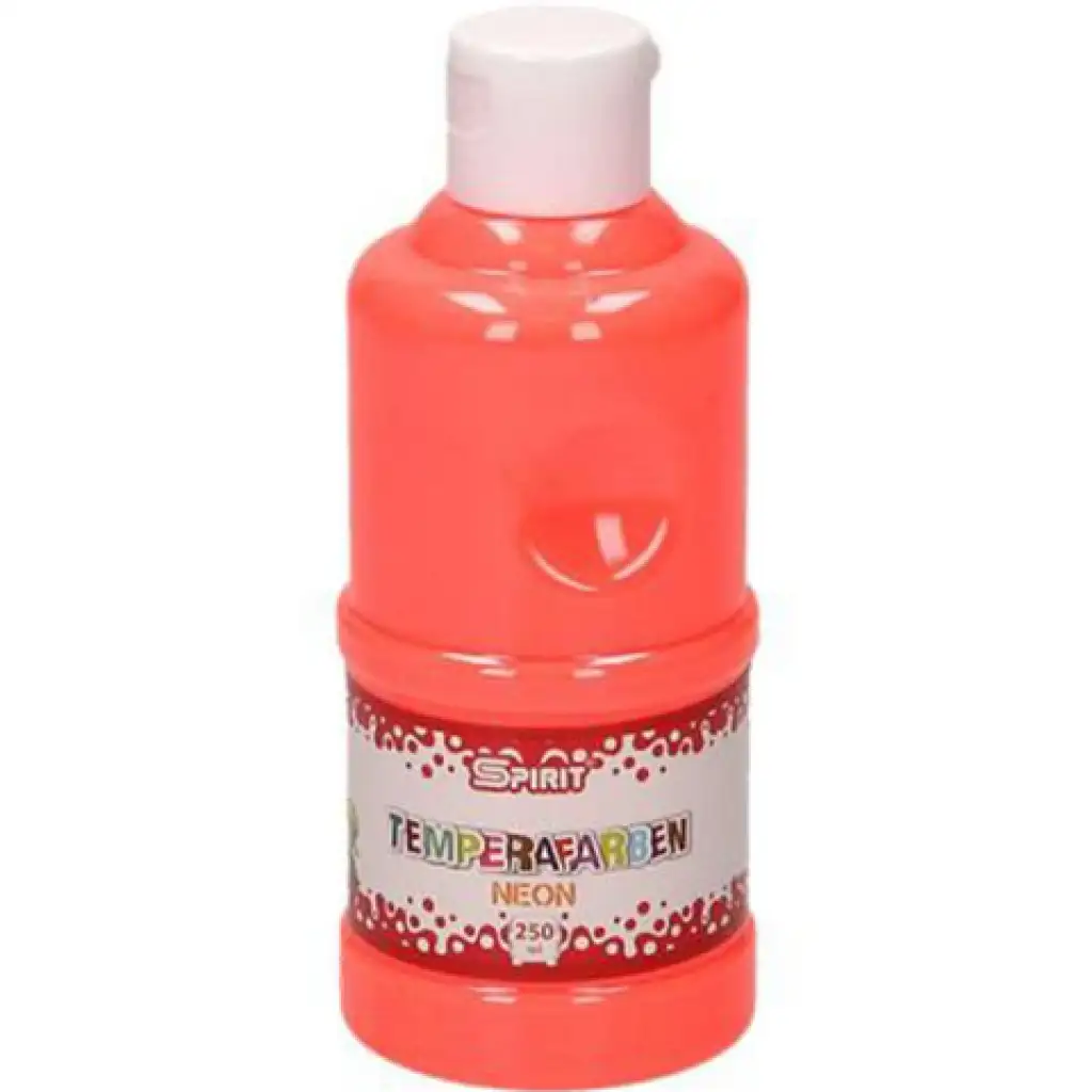Spirit: Neon-orange Temperafarbe 250ml Bild 1