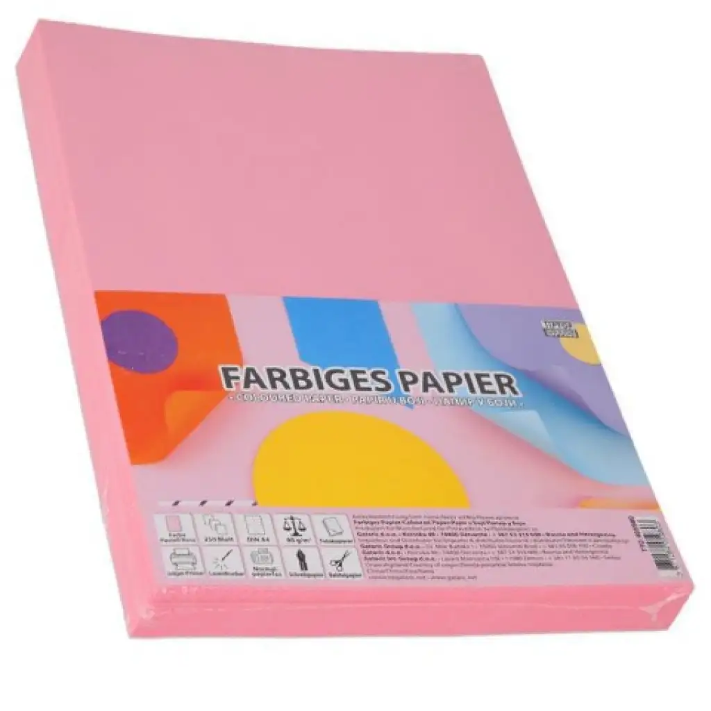 Spirit: Pastellrosa A4 80g Kopierpapier 250 Stück Bild 1