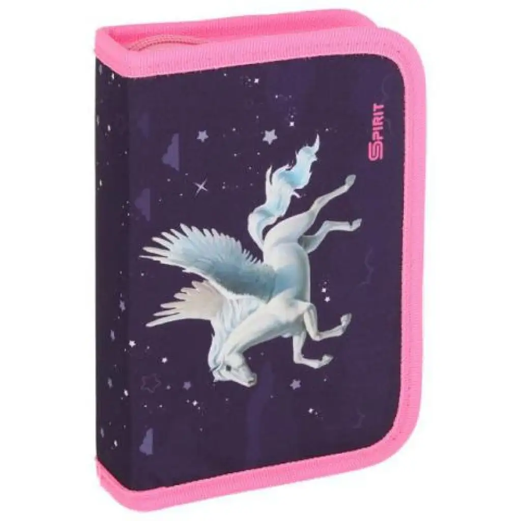 Spirit: Pegasus 3D gemustertes, gefülltes, ausklappbares Federmäppchen mit 60 Teilen Bild 1