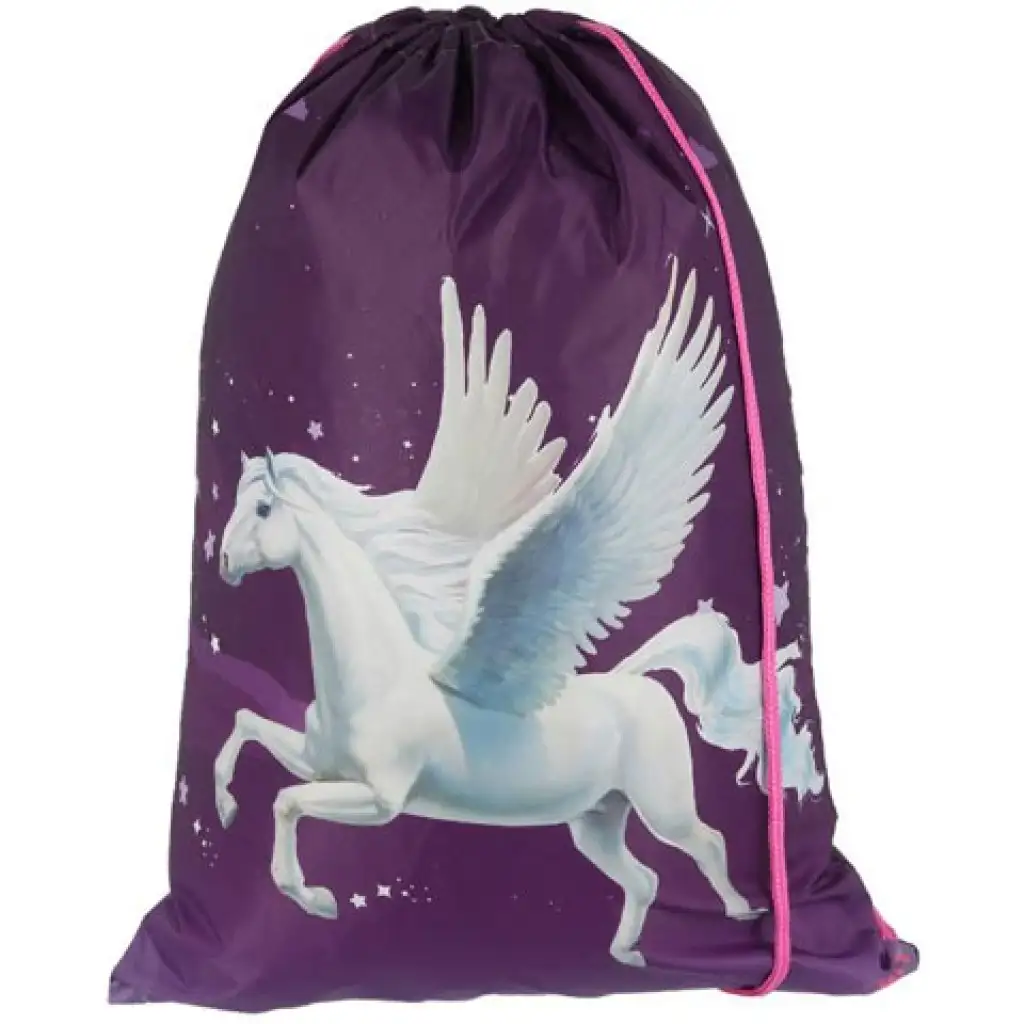 Spirit: Pegasus lila 5-teiliges Schulrucksack-Set mit Zubehör und LED-Licht Bild 8