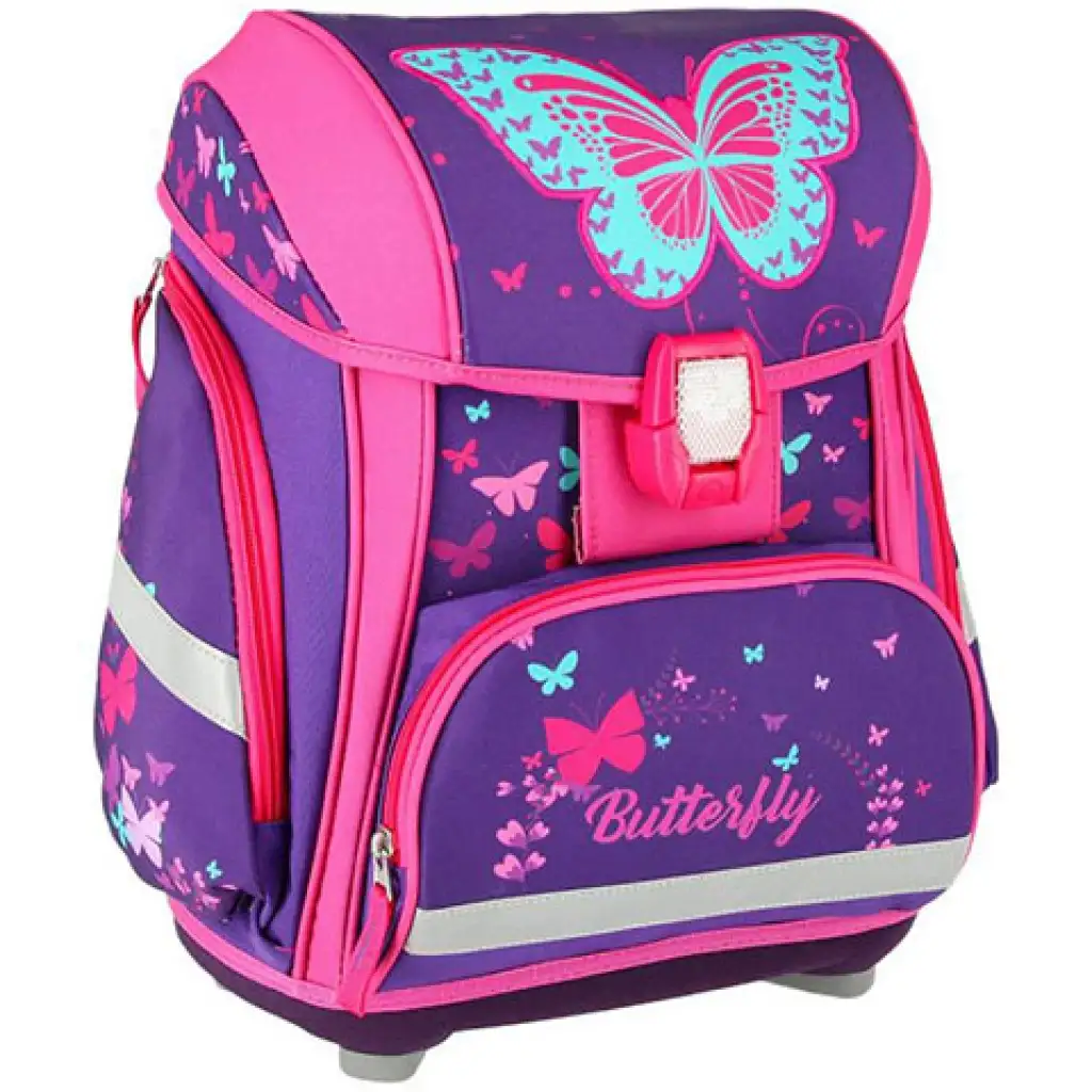 Spirit: Schmetterling 3D-Muster, LED-Schulranzen, Rucksack 5-teiliges Set Bild 2