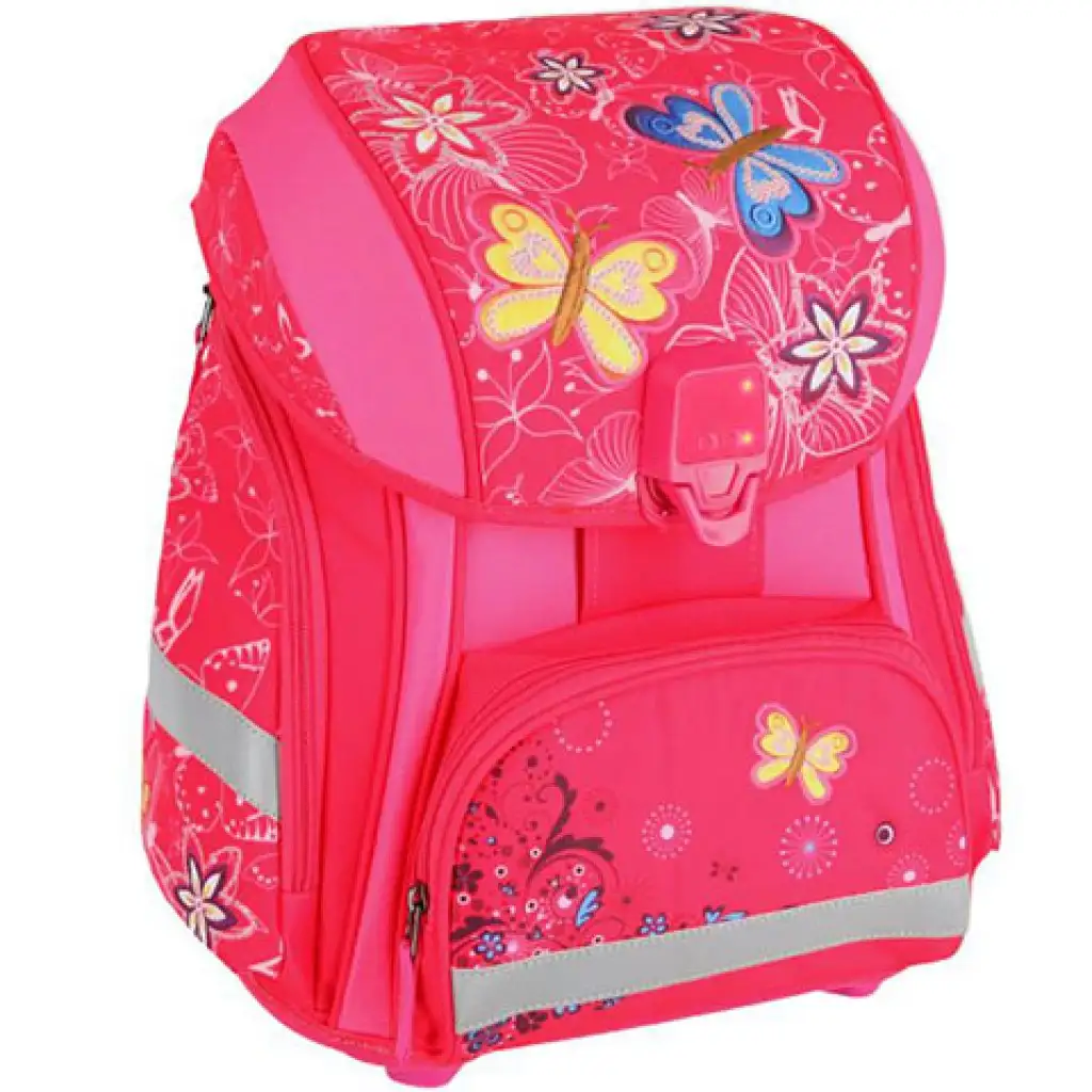 Spirit: Schmetterlingsmuster, LED-Schulranzen, Rucksack 5-teiliges Set Bild 2