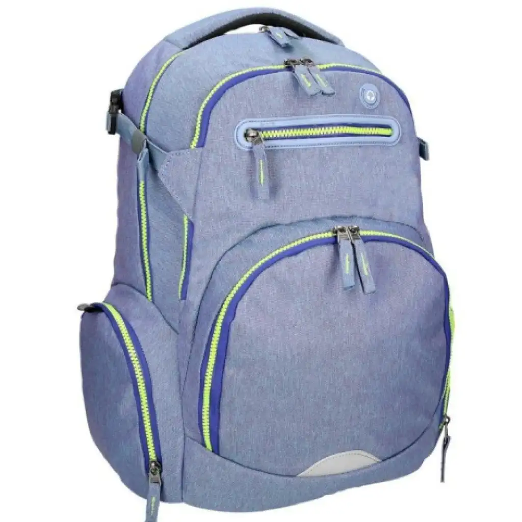 Spirit: Stinger hellblauer Premium ergonomischer Schulranzen Rucksack Bild 2