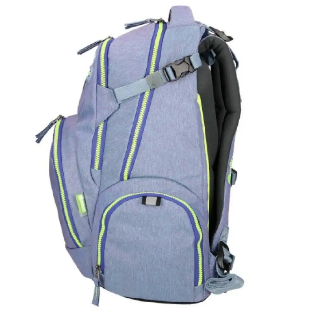 Spirit: Stinger hellblauer Premium ergonomischer Schulranzen Rucksack Bild 3