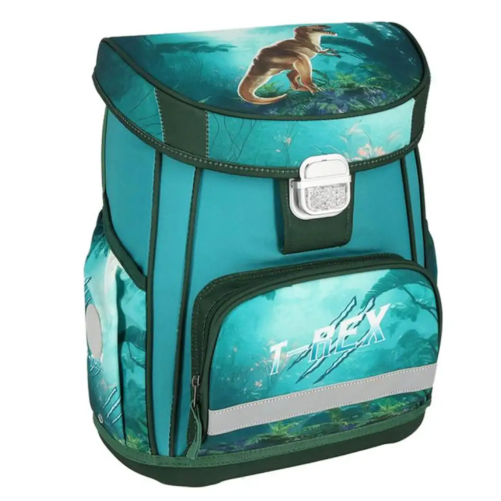 Spirit: T-Rex Hartschalen ergonomischer Schulranzen, Rucksack 40x29x15cm Bild 1