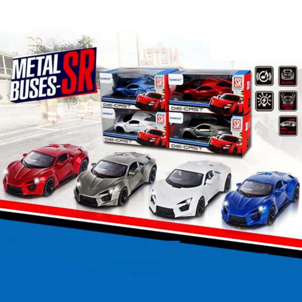 Metall-Rennwagen mit Licht und Sound 1/43 Bild 1