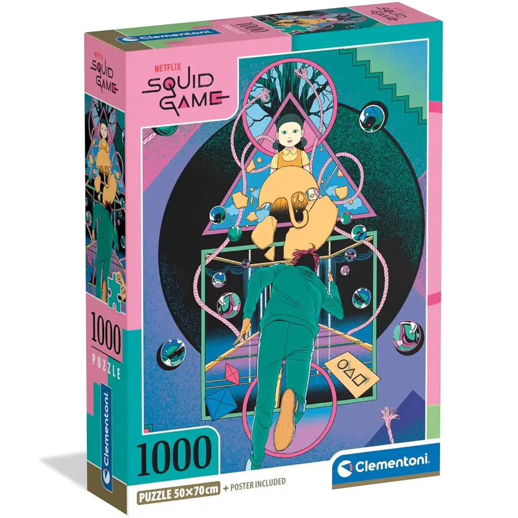 Squid Game 2: Gewinne dein Leben 1000-teiliges Puzzle - Clementoni Bild 1
