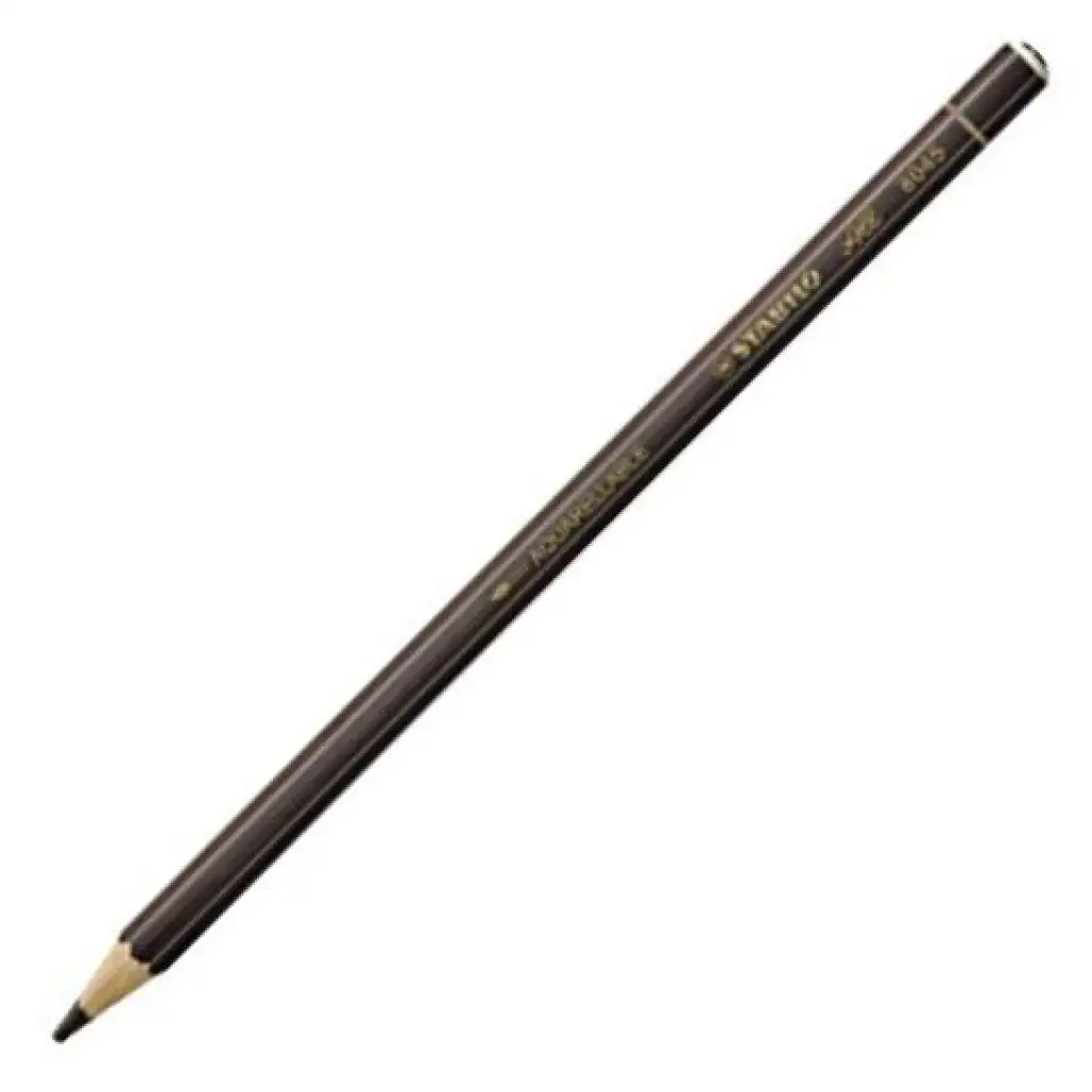 Stabilo: ALL sechseckiger brauner Stift, der auf jede Oberfläche schreibt. Bild 1