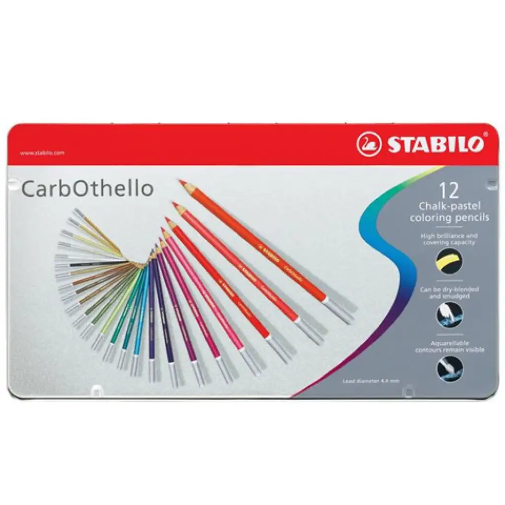 Stabilo: CarbOthello 12er-Set Buntstifte in Metalldose Bild 1