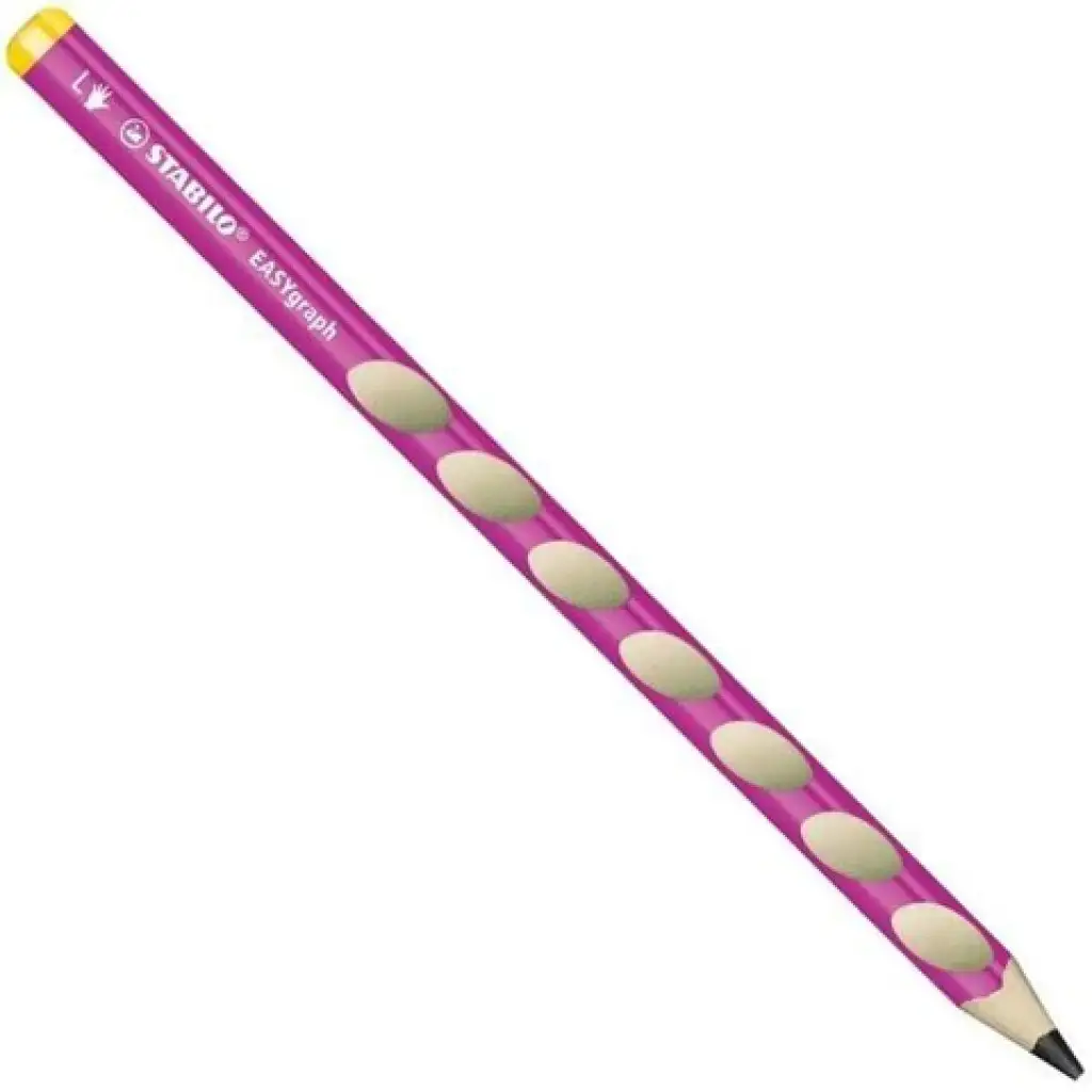 Stabilo: EASYgraph L dreieckiger Bleistift B rosa Bild 1