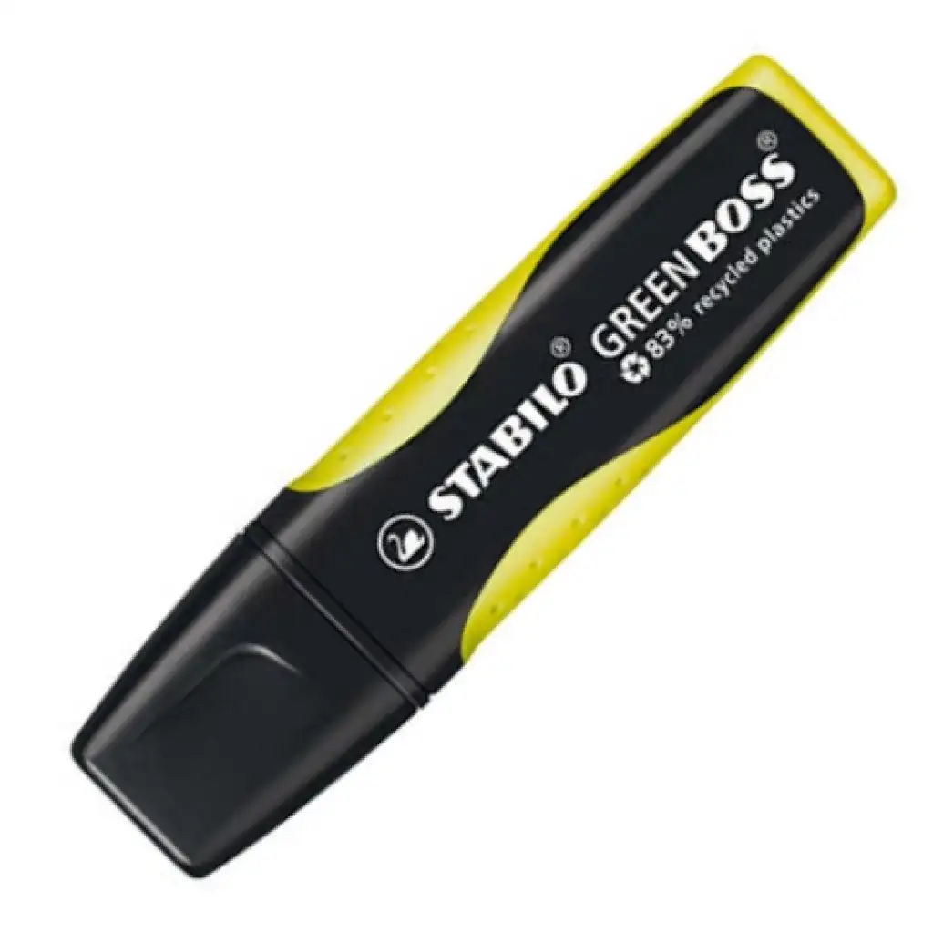 Stabilo: GREEN BOSS gelber Textmarker 1-5mm Bild 1