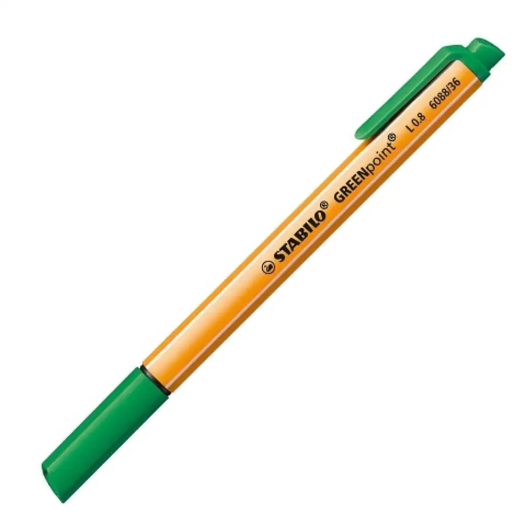 Stabilo: GREENpoint Faserschreiber 0,8 mm in Grün Bild 1