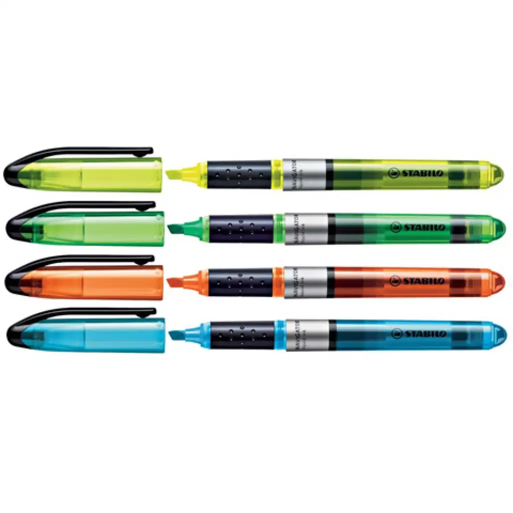 Stabilo: Navigator Textmarker 1-4mm 4er-Set Bild 2