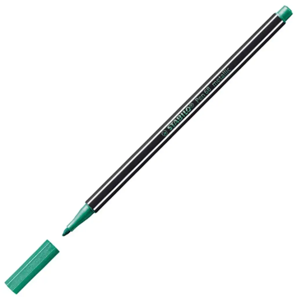 Stabilo: Pen 68 1,4mm Filzstift in Metallic-Grün Bild 1