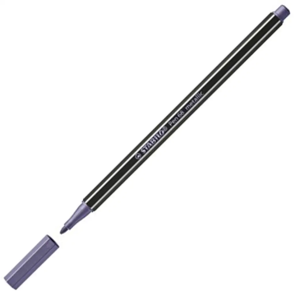 Stabilo: Pen 68 1,4mm Filzstift in Metallic-Lila Bild 1