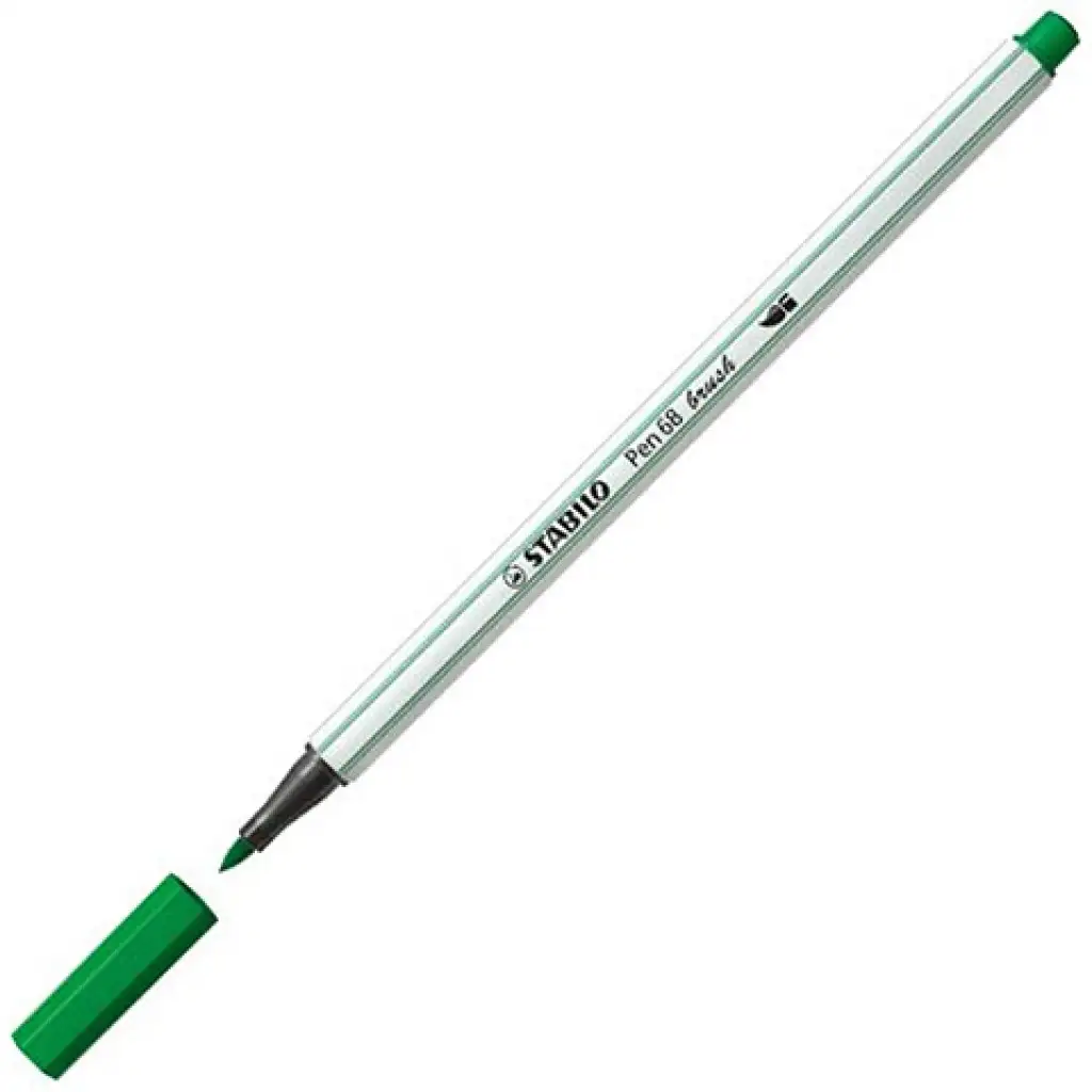 Stabilo: Pen 68 Pinselmarker grün Bild 1