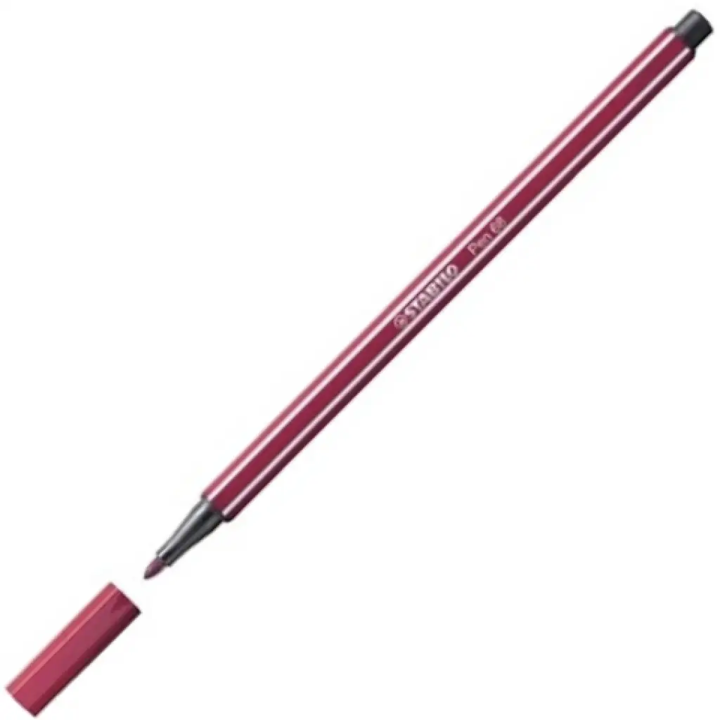 Stabilo: Pen 68 Filzstift in Aubergine Lila, 1mm Bild 2